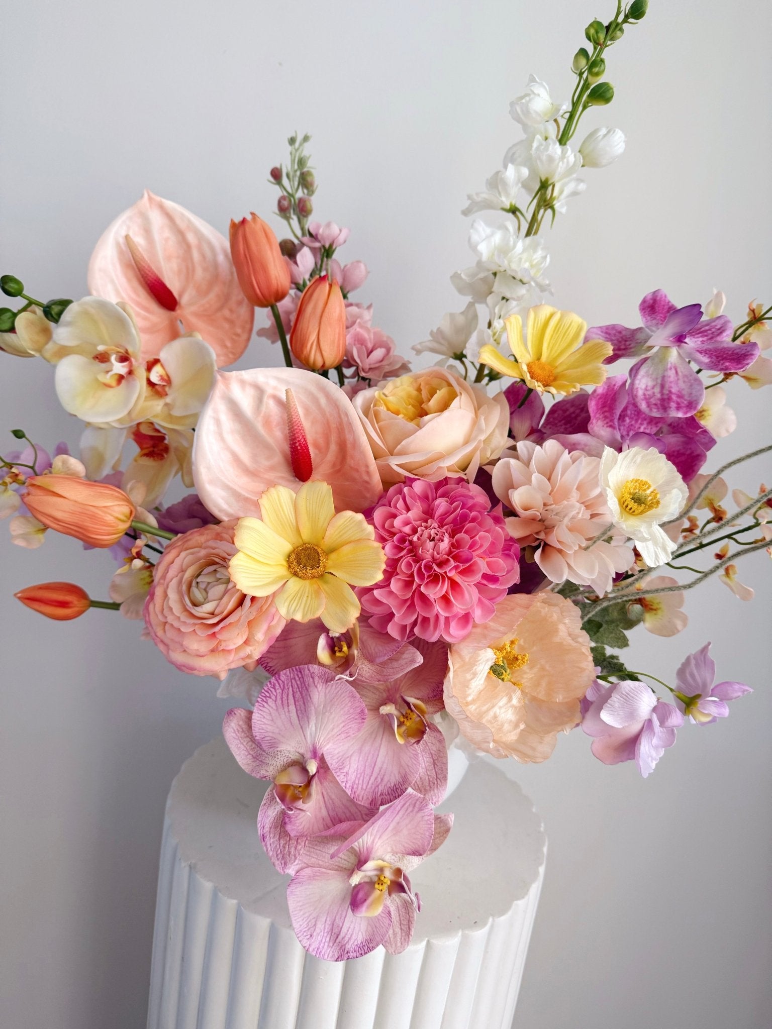 Sweet Sorbet Arrangement - Premium Artificial Wedding Flowers by Sonder + Stone Boutique