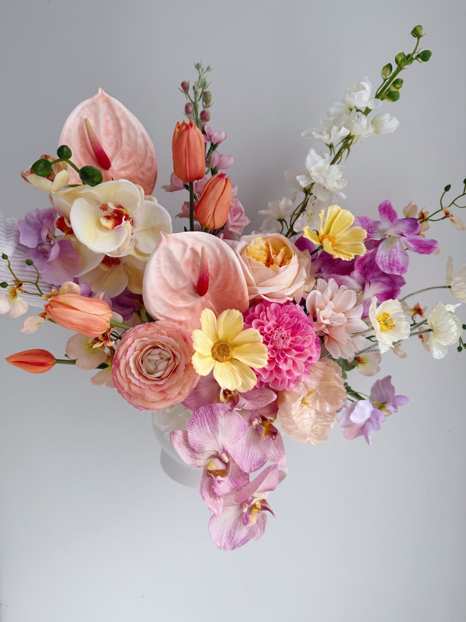 Sweet Sorbet Arrangement - Premium Artificial Wedding Flowers by Sonder + Stone Boutique
