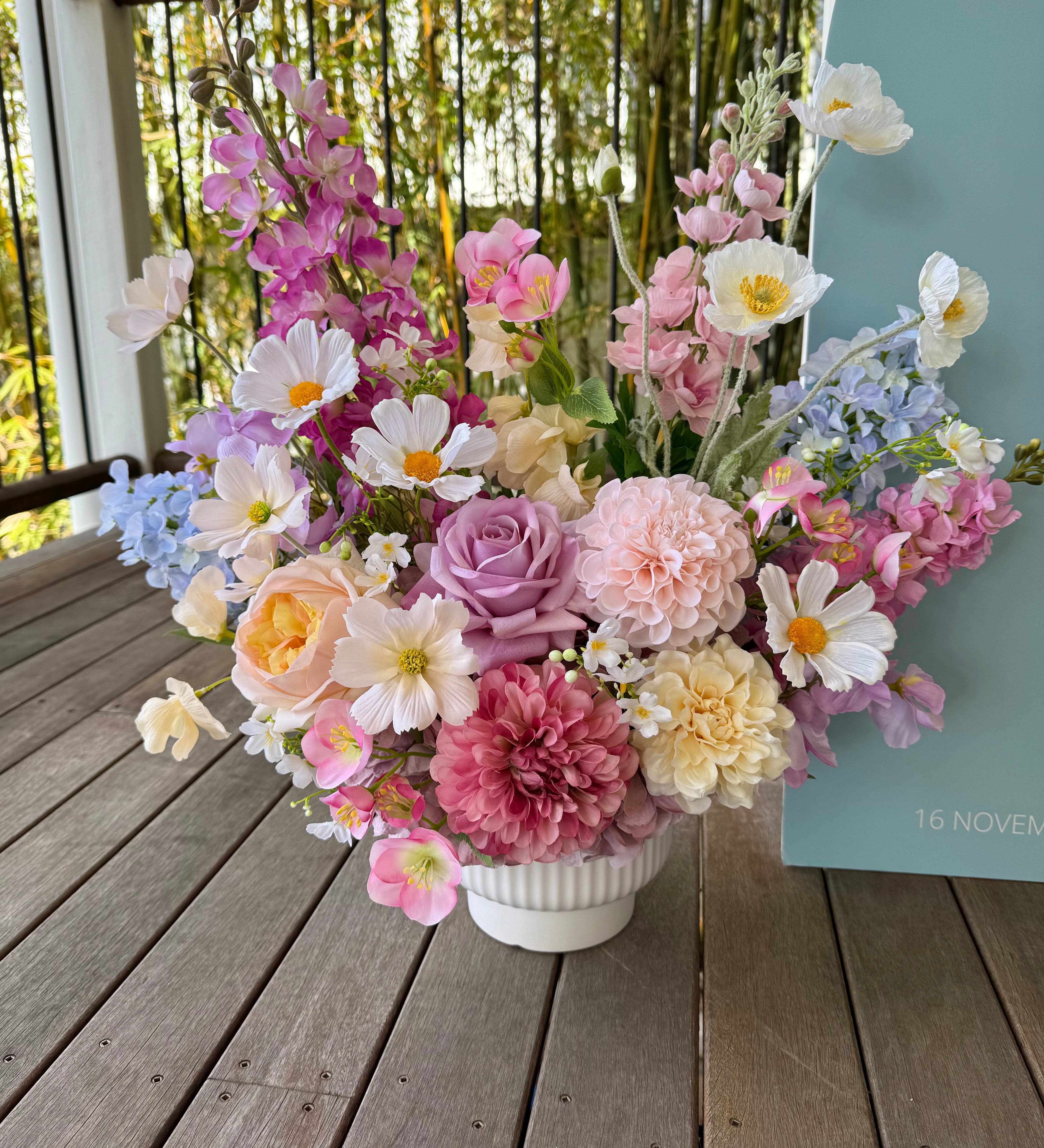 Sonder Wedding Arrangement - Pastel Muse - Premium Artificial Wedding Flowers by Sonder & Stone Boutique