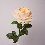 Real-Touch Austin Rose 65cm - Soft Yellow