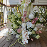 Sonder Wedding Arrangement - Strawberry Matcha - Premium Artificial Wedding Flowers by Sonder & Stone Boutique