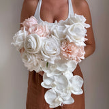 Sonder Wedding Bouquet - White + Soft Pink