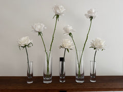 Sonder Wedding Custom Bud Vase Packs (Minimalist White Rose Style) - Premium Artificial Wedding Flowers by Sonder & Stone Boutique
