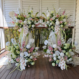 Sonder Wedding Arrangement - Strawberry Matcha - Premium Artificial Wedding Flowers by Sonder & Stone Boutique