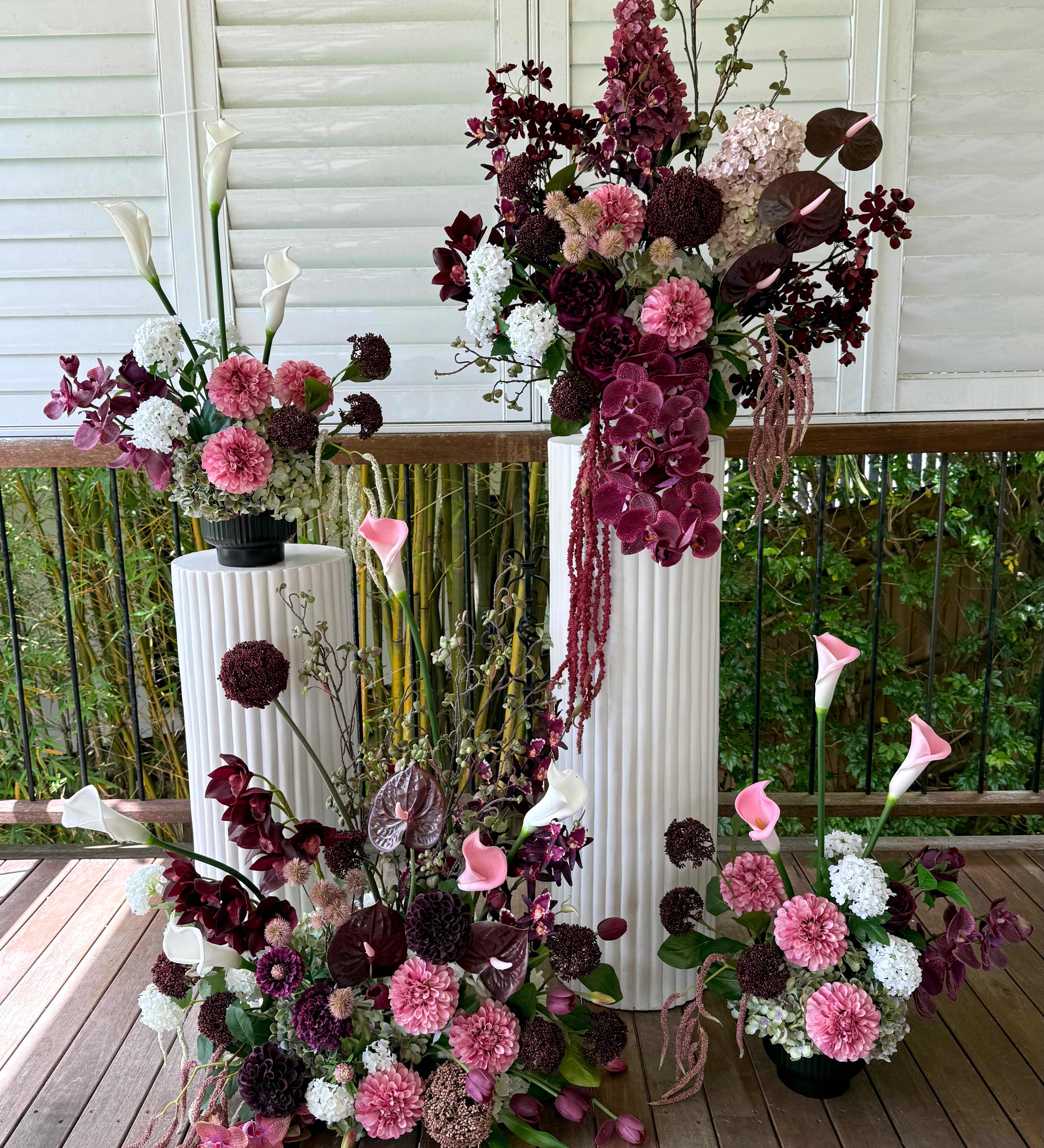 Sonder Wedding Arrangements - Bordeaux Collection (Limited Edition)