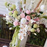 Sonder Wedding Arrangement - Strawberry Matcha (calla lilies)