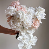 Sonder Wedding Bouquet - White + Soft Pink