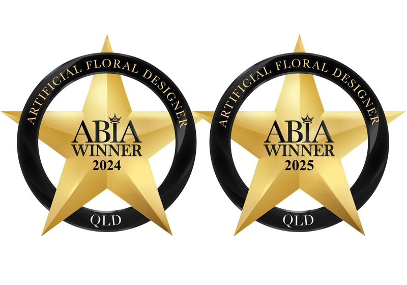 ABIA Awards badge – Best Artificial Floral Designer in Queensland