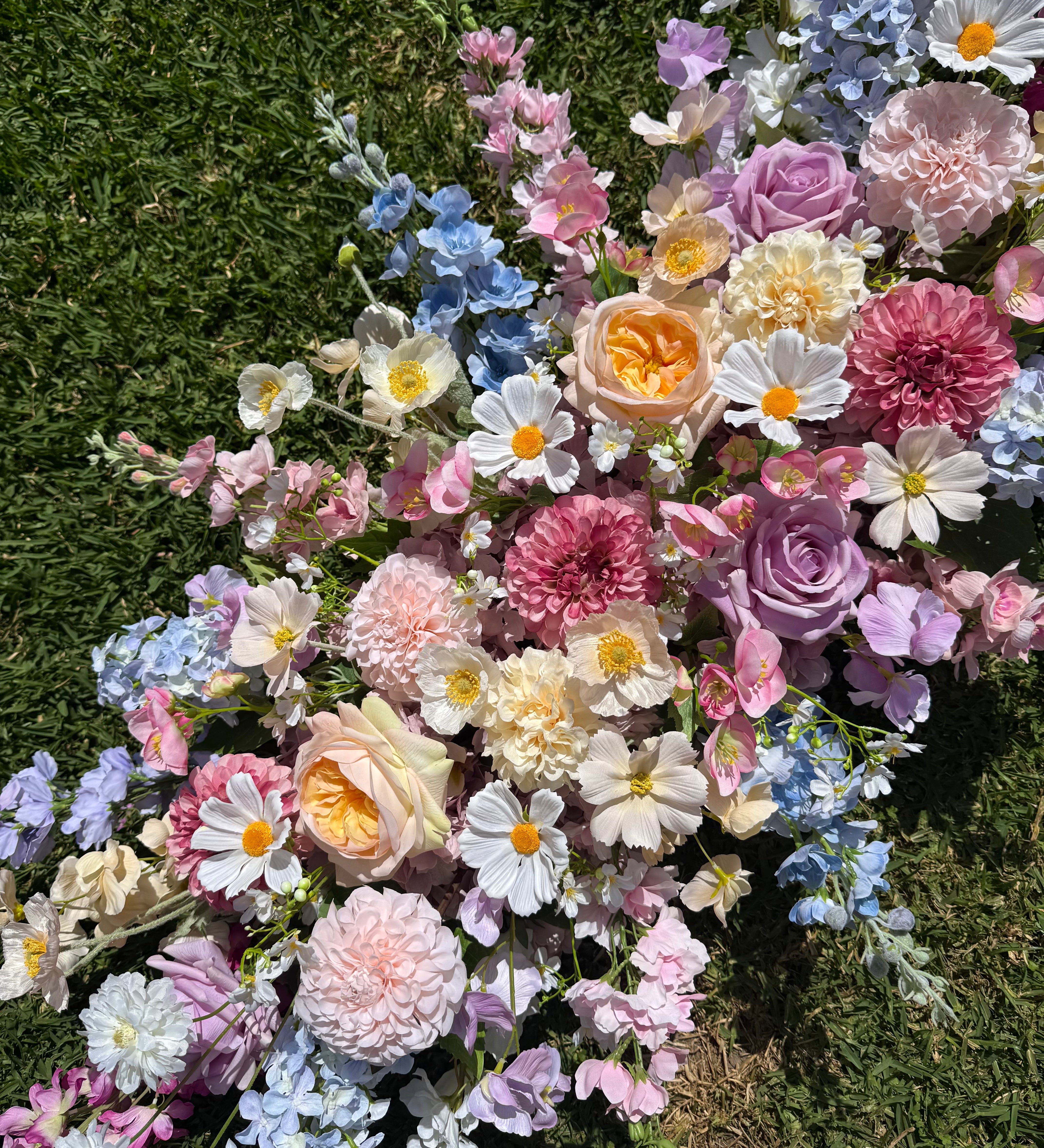 Sonder Wedding Arbour Displays - Pastel Muse - Premium Artificial Wedding Flowers by Sonder & Stone Boutique