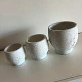 White Brice Pots