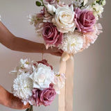 Sonder Wedding Bouquet - Dusty Pinks + Ivory