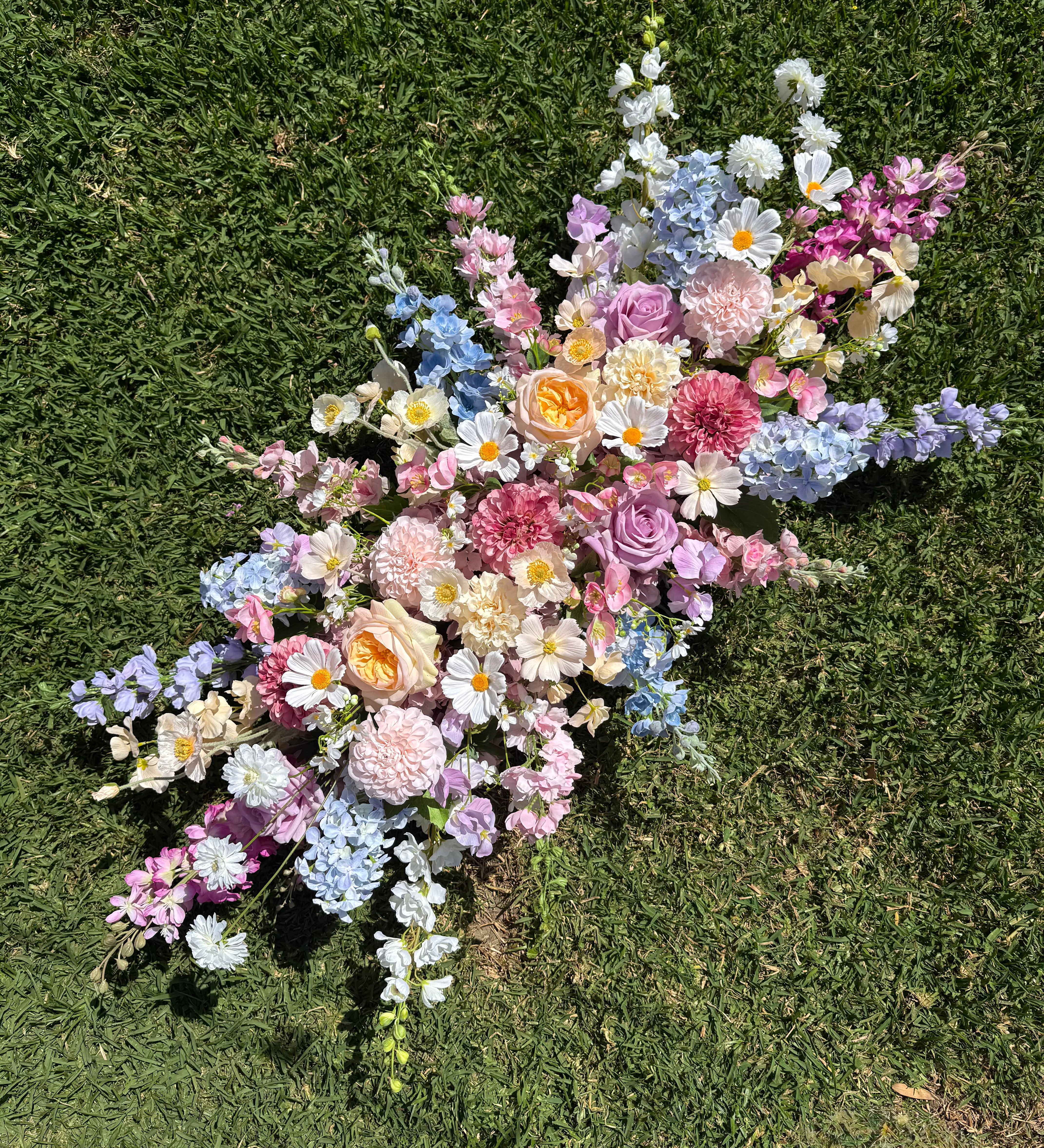 Sonder Wedding Arbour Displays - Pastel Muse - Premium Artificial Wedding Flowers by Sonder & Stone Boutique