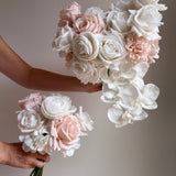 Sonder Wedding Bouquet - White + Soft Pink