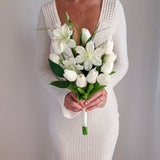 Wedding Bouquet - White Tulips 2