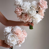 Sonder Wedding Bouquet - White + Soft Pink