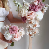 Sonder Wedding Bouquet - Dusty Pinks + Ivory