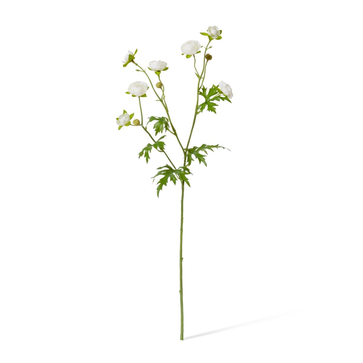 White real-touch ranunculus spray 56cm | Sonder + Stone Boutique