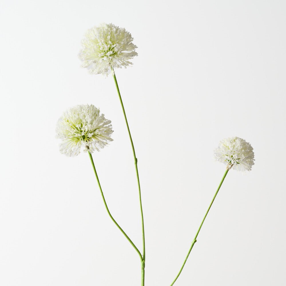 Allium Spray 99cm - White - Premium Artificial Wedding Flowers by Sonder & Stone Boutique