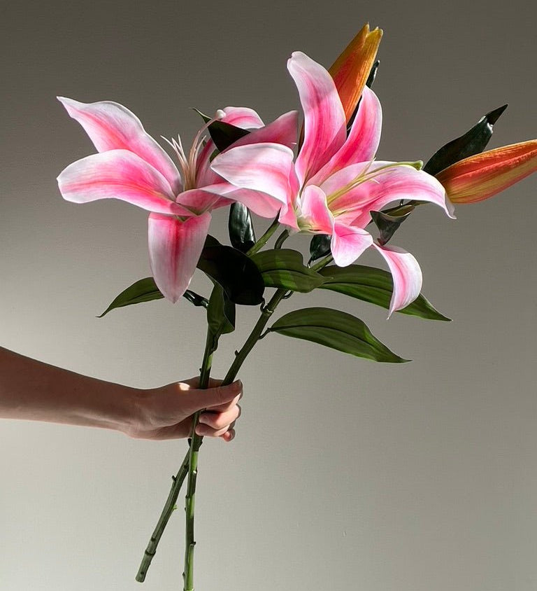 Artificial flowers Casablanca Lily Bundle - Sonder + Stone Boutique