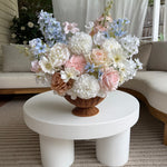 Ceremony Arrangement - Woven Basket Base Upgrade - Premium Artificial Wedding Flowers by Sonder & Stone Boutique