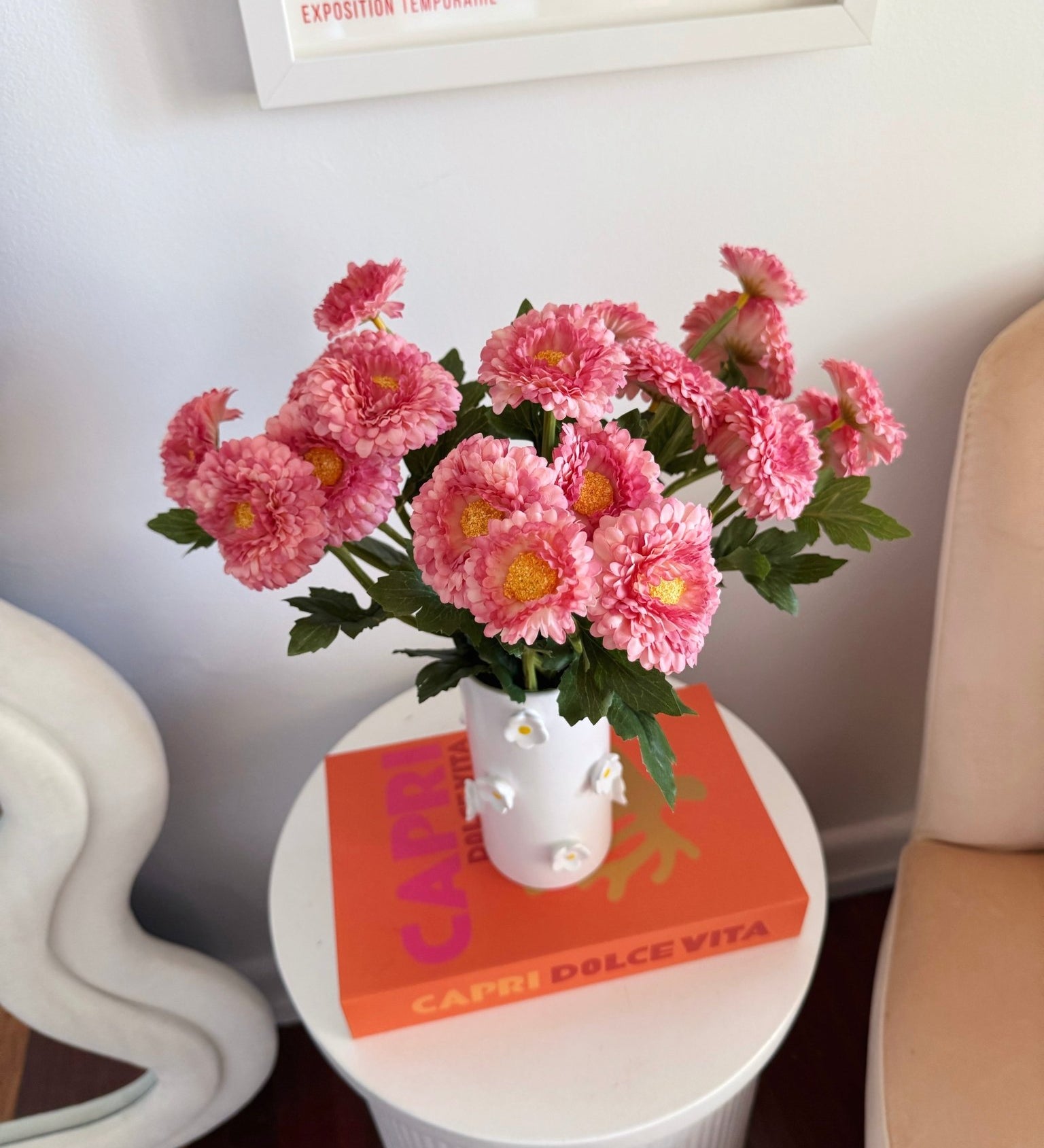 Artificial flowers Chrysanthemum Spray Bunch - Sonder + Stone Boutique