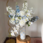 Cloud Blue Arrangement - Premium Artificial Wedding Flowers by Sonder & Stone Boutique