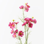 Cosmos Mini Spray - Wine - Premium Artificial Wedding Flowers by Sonder & Stone Boutique