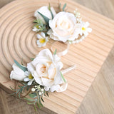 Sonder Wedding Buttonhole + Wrist Corsage (champagne rose)