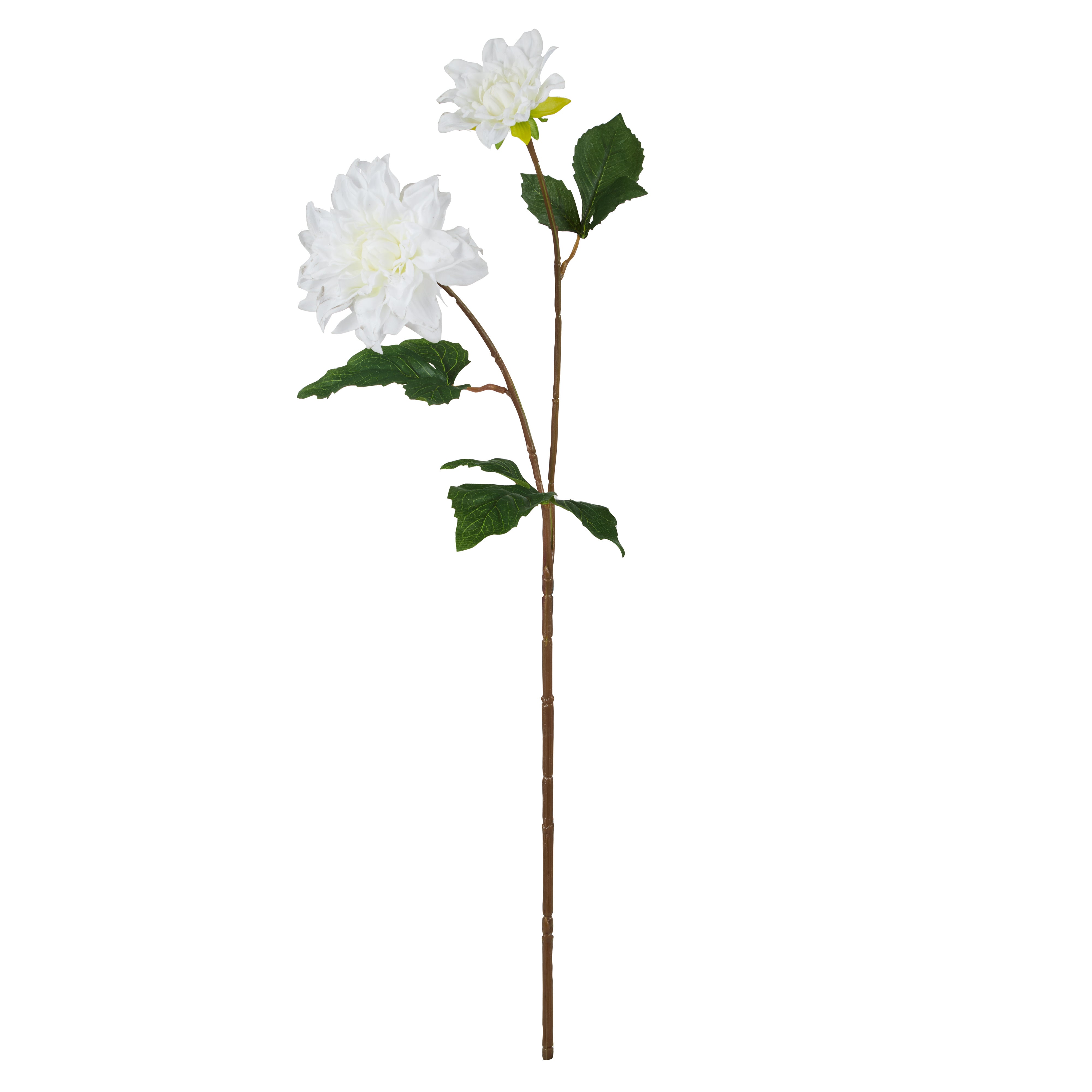 White real-touch star dahlia bud | Sonder + Stone Boutique