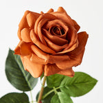Rust real-touch rose stem alt view 2