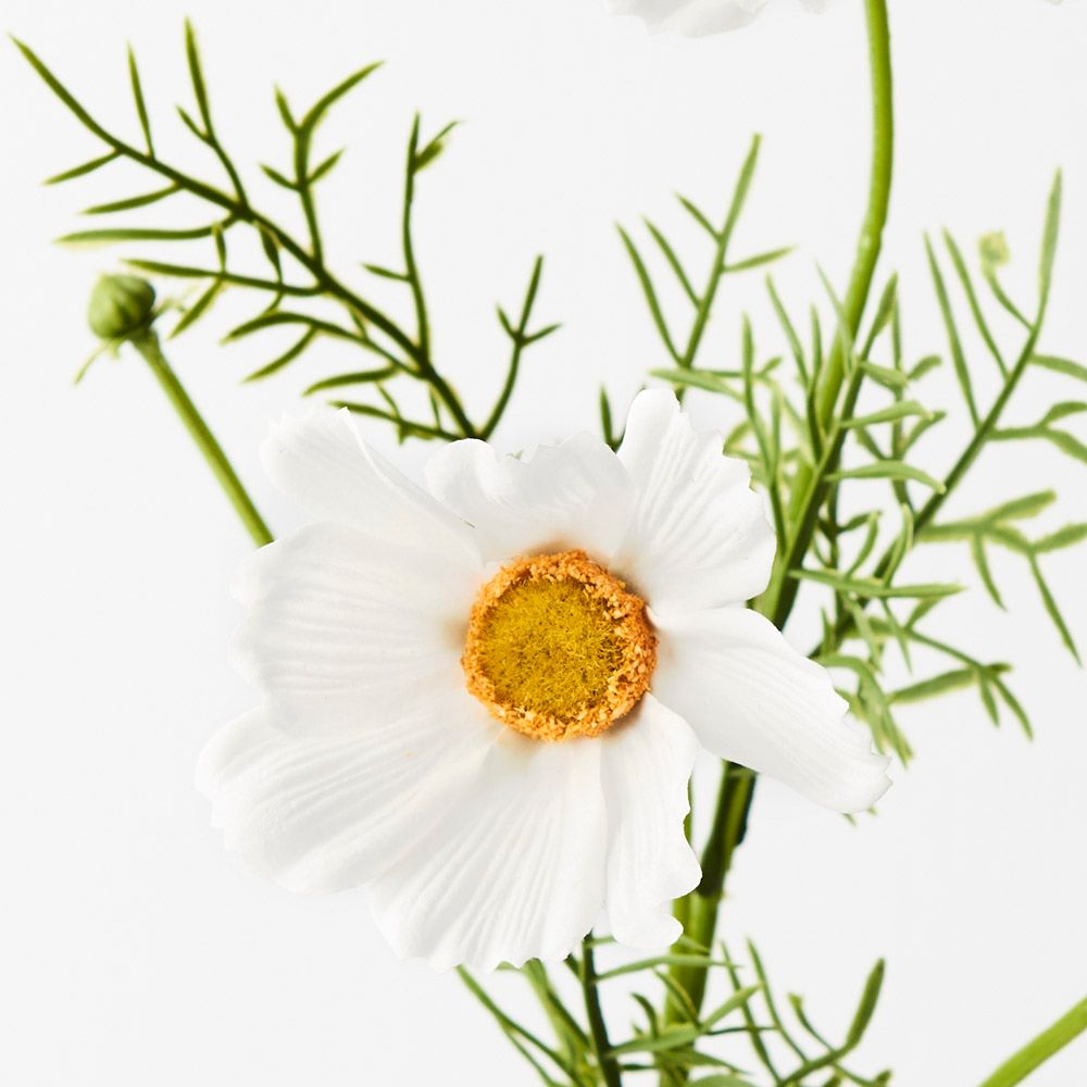 White real-touch cosmos spray alt view 2