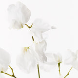 White real-touch sweet pea spray alt view 2