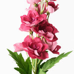 Plum real-touch delphinium 72cm alt view 2