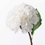 White real-touch pom pom dahlia alt view 2