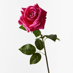Fuschia real-touch rose stem | Sonder + Stone Boutique
