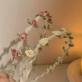 Flowergirl Crown - Mini Rose - Premium Artificial Wedding Flowers by Sonder + Stone Boutique
