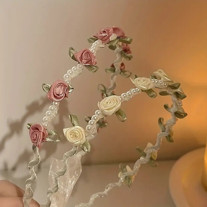 Flowergirl Crown - Mini Rose - Premium Artificial Wedding Flowers by Sonder + Stone Boutique