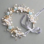 Flowergirl Crown - Princess Pearl - Premium Artificial Wedding Flowers by Sonder + Stone Boutique