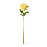 Yellow real-touch Austin rose stem | Sonder + Stone Boutique
