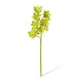 Green real-touch cymbidium orchid 58cm | Sonder + Stone Boutique