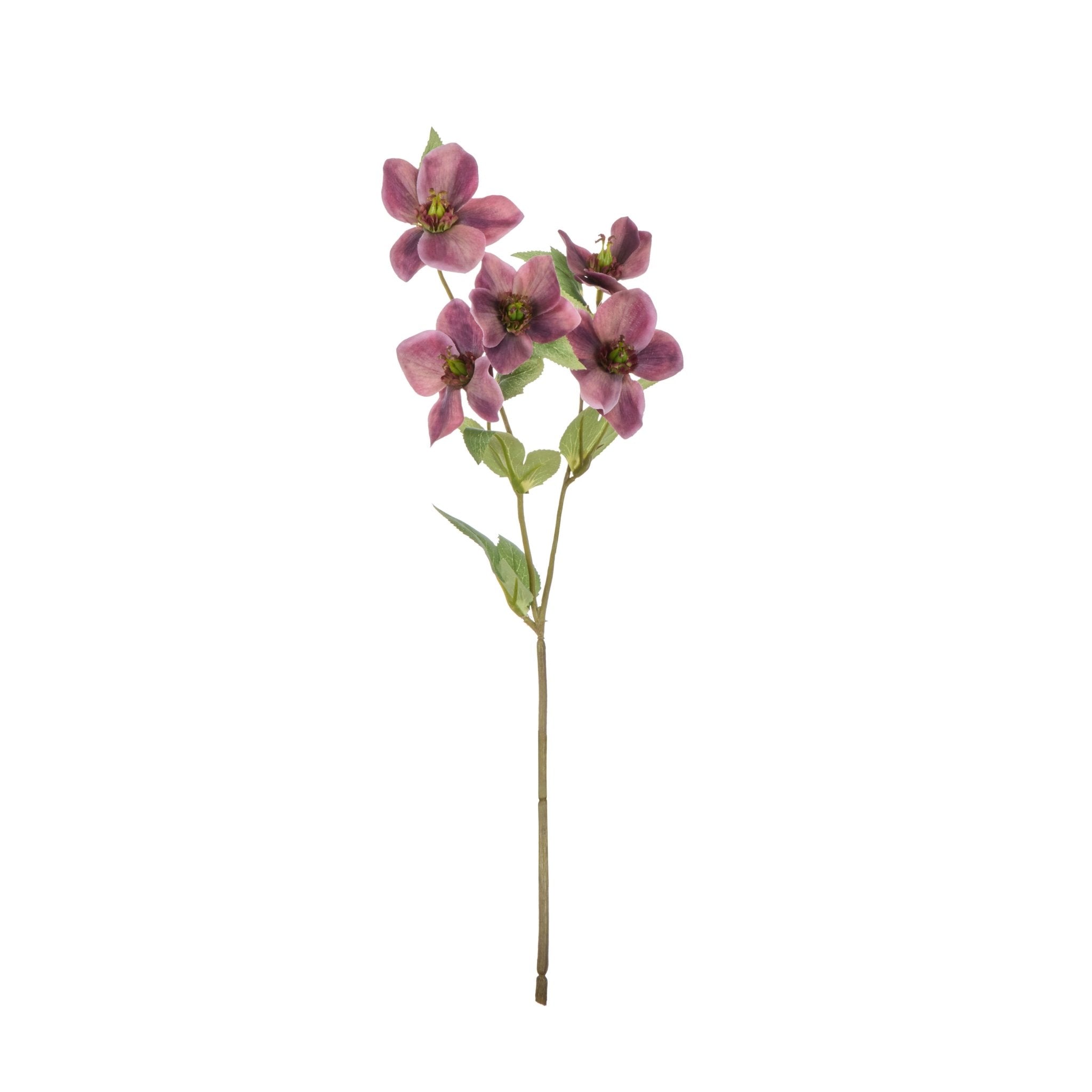 Hellebore Spray - Purple - Premium Artificial Wedding Flowers by Sonder & Stone Boutique