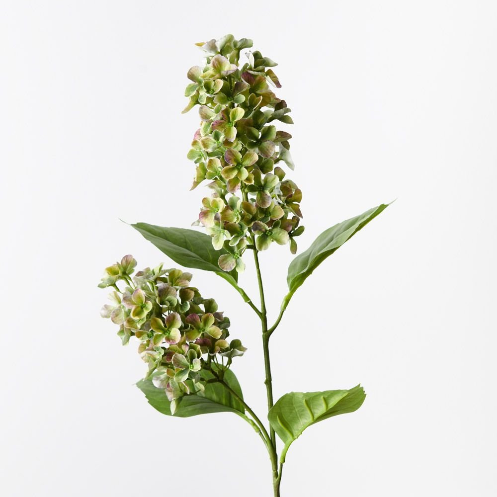 Hydrangea Cone Spray - Green Purple - Premium Artificial Wedding Flowers by Sonder & Stone Boutique