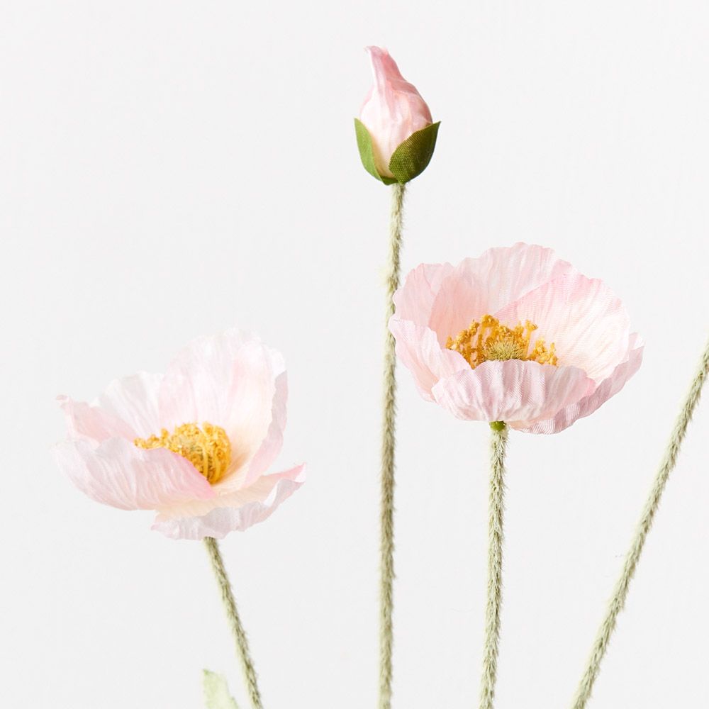 Iceland Poppy Spray - Light Pink - Premium Artificial Wedding Flowers by Sonder & Stone Boutique