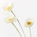 Iceland Poppy Spray - White - Premium Artificial Wedding Flowers by Sonder & Stone Boutique