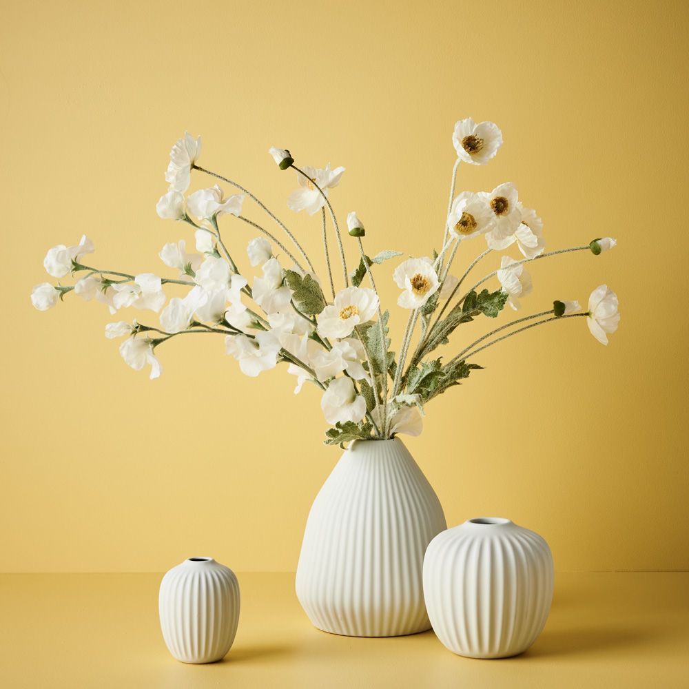 Iceland Poppy Spray - White - Premium Artificial Wedding Flowers by Sonder & Stone Boutique