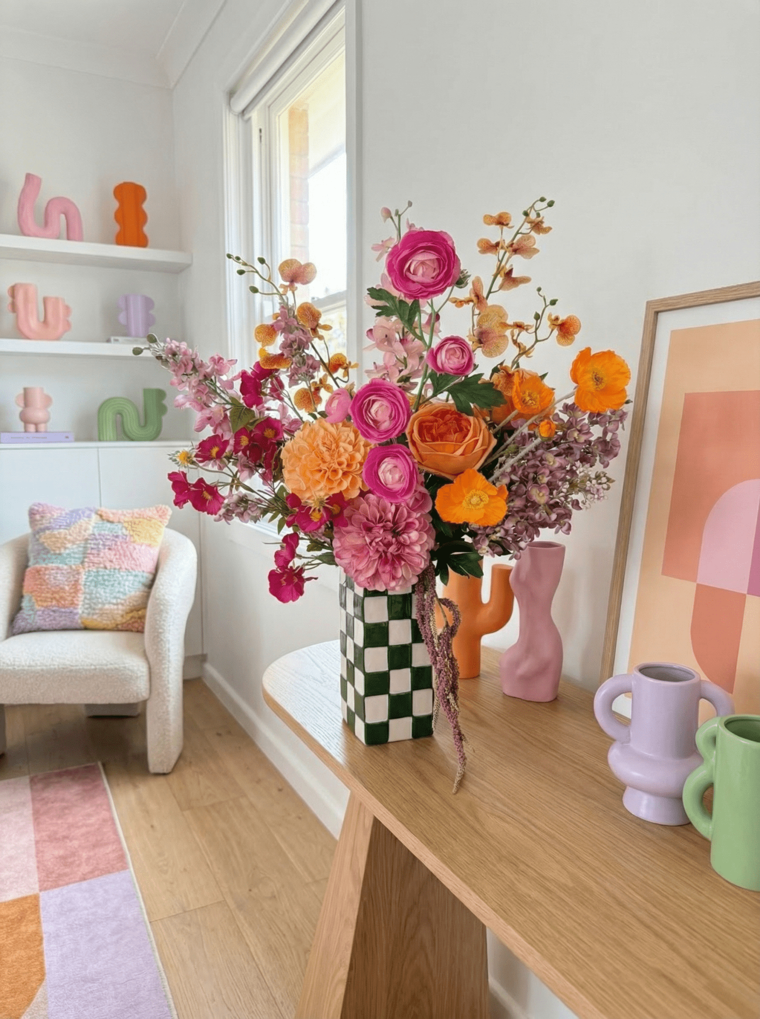 Mr Brightside Arrangement - Premium Artificial Wedding Flowers by Sonder & Stone Boutique