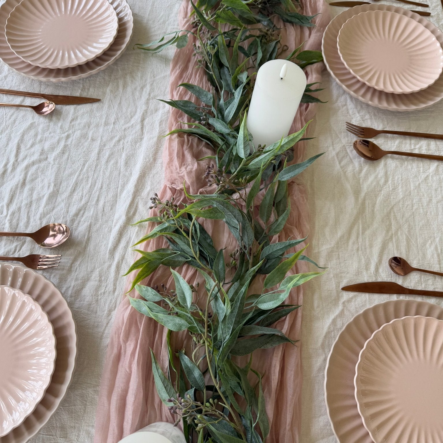 Artificial flowers Native Eucalyptus Garland Decoration - Sonder + Stone Boutique