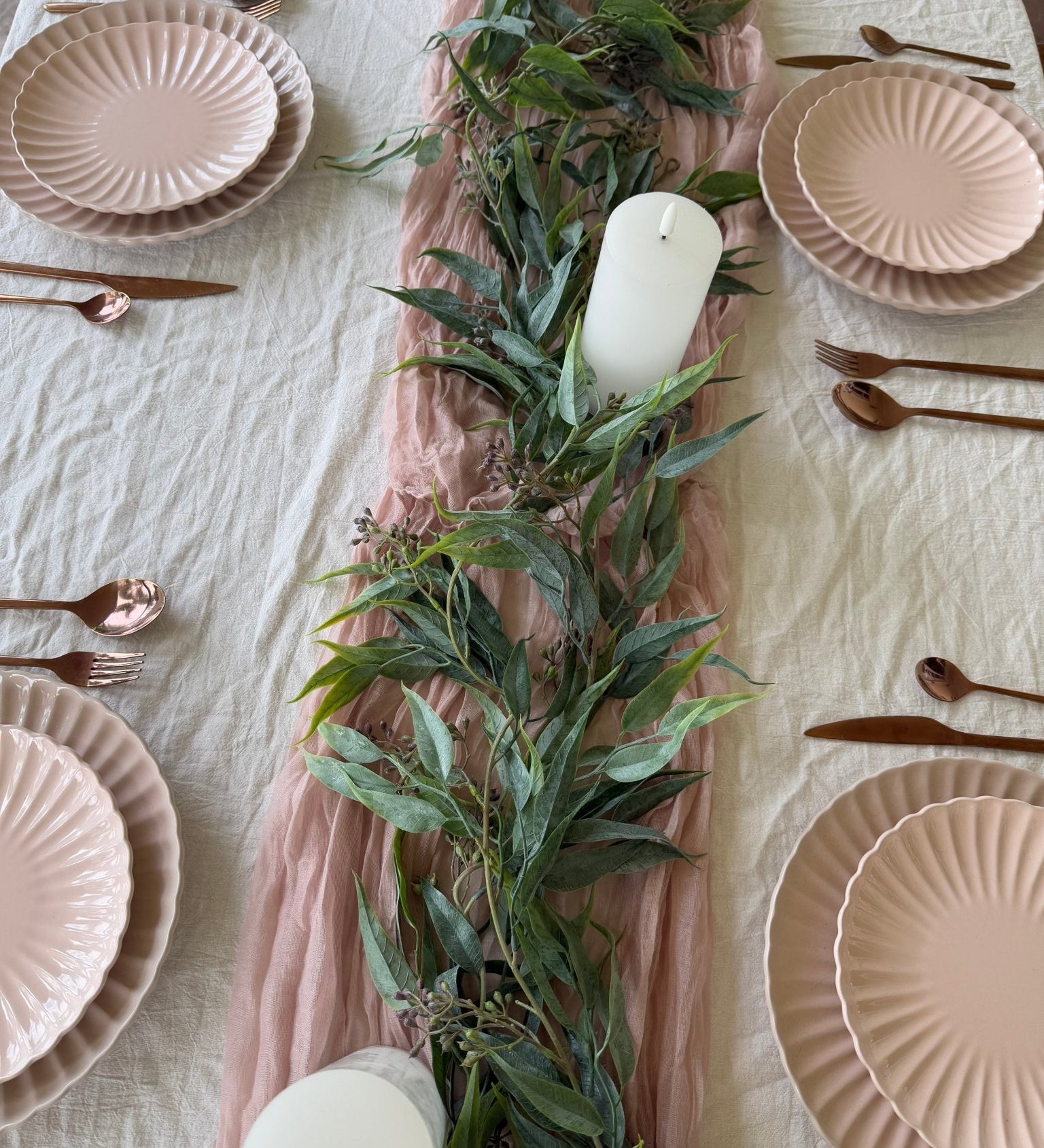 Artificial flowers Native Eucalyptus Garland Decoration - Sonder + Stone Boutique