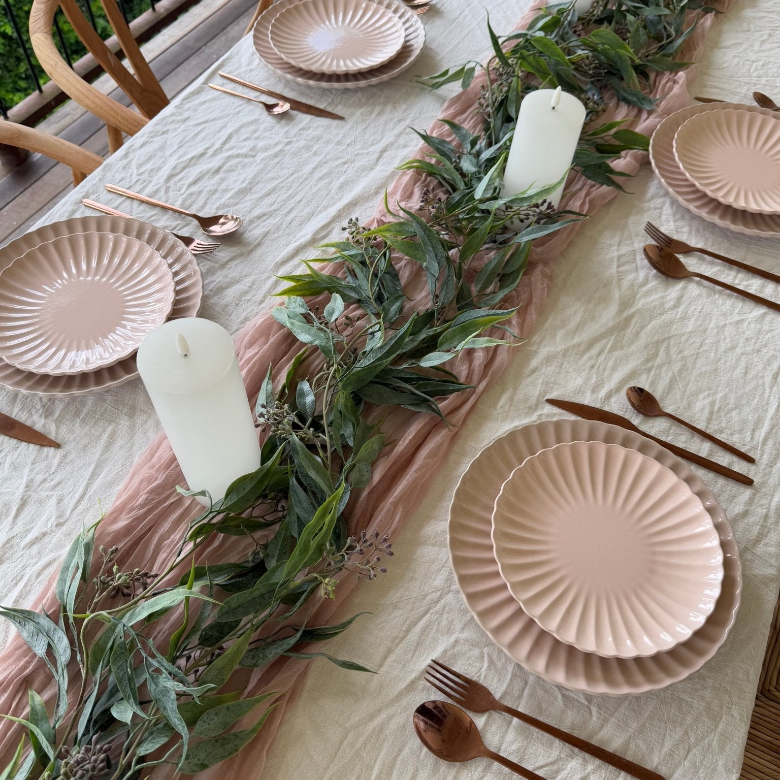 Artificial flowers Native Eucalyptus Garland Decoration - Sonder + Stone Boutique