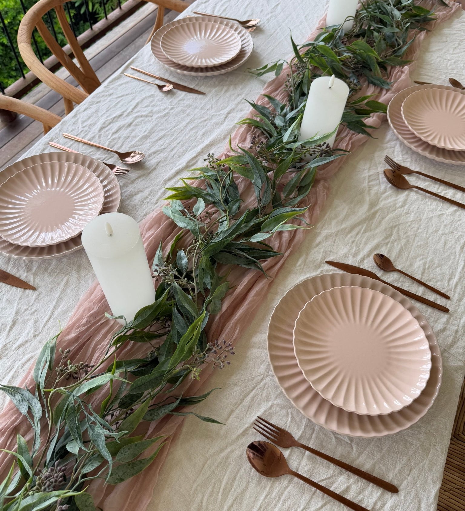 Artificial flowers Native Eucalyptus Garland Decoration - Sonder + Stone Boutique
